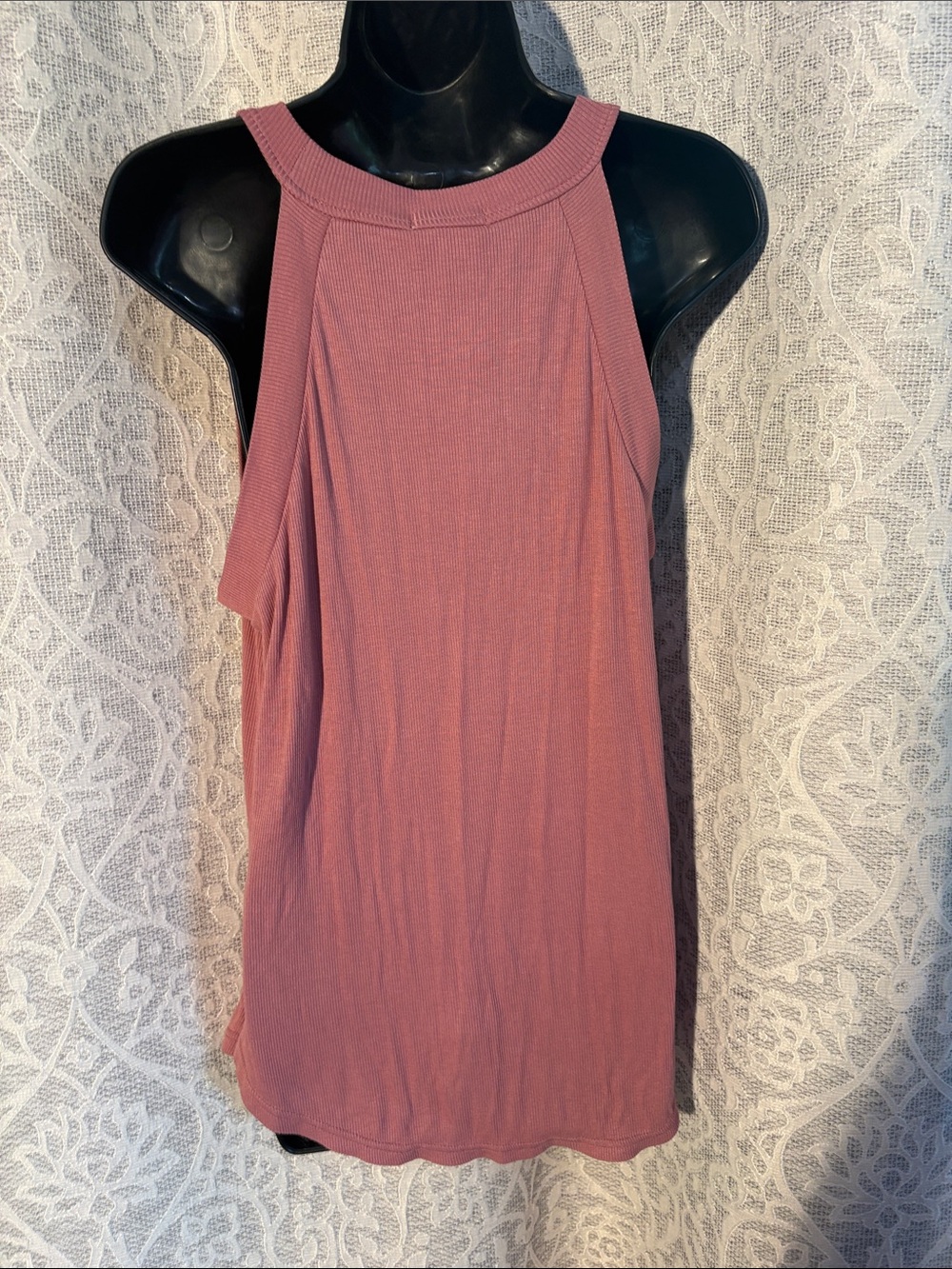 Threads for Thought XL Women’s Sleeveless High-Neck Tank Top - Mauve - NWT - Picture 2 of 3